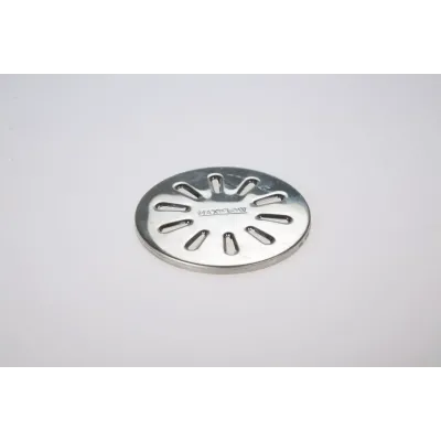 Трап із нержавіючої сталі 10*10см, вертикальний, D50