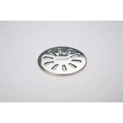 Трап із нержавіючої сталі 15*15см, вертикальний, D50