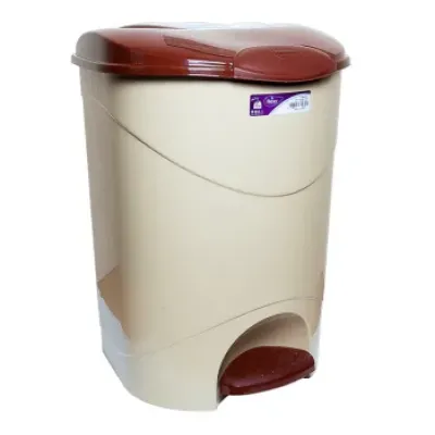 Відро для сміття з педаллю irak plastik bella №3 30л бежеве