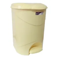 Відро для сміття з педаллю irak plastik bella №3 30л жовтий