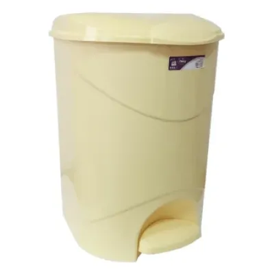Відро для сміття з педаллю irak plastik bella №3 30л жовтий